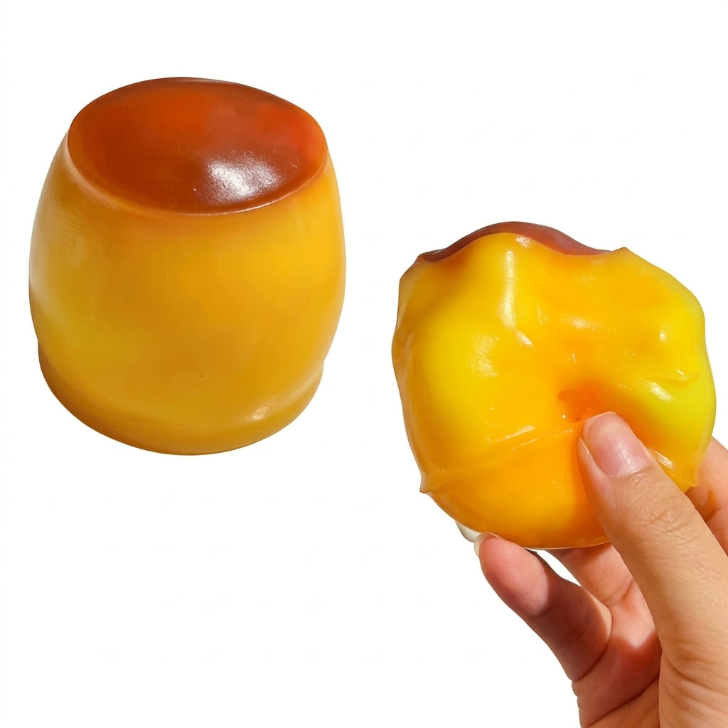 Flan caramel crunchy